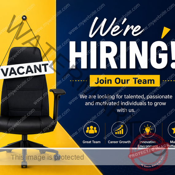 EXTERNAL JOB ADVERT – 21st April, 2026